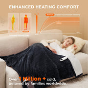 Ribbed Heated Blanket
