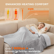 Ribbed Heated Blanket