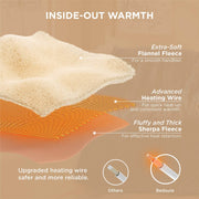 Ribbed Heated Blanket