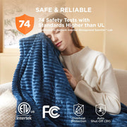 Ribbed Heated Blanket