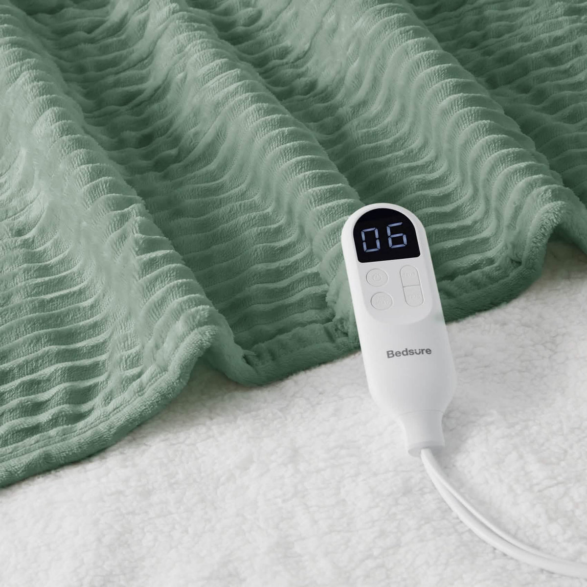 Ribbed Heated Blanket