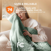 Ribbed Heated Blanket