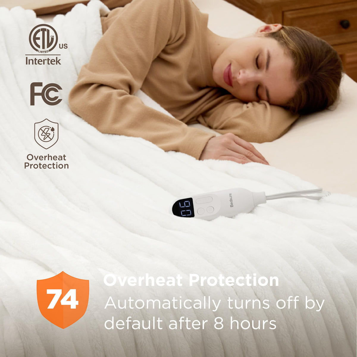 Ribbed Heated Blanket