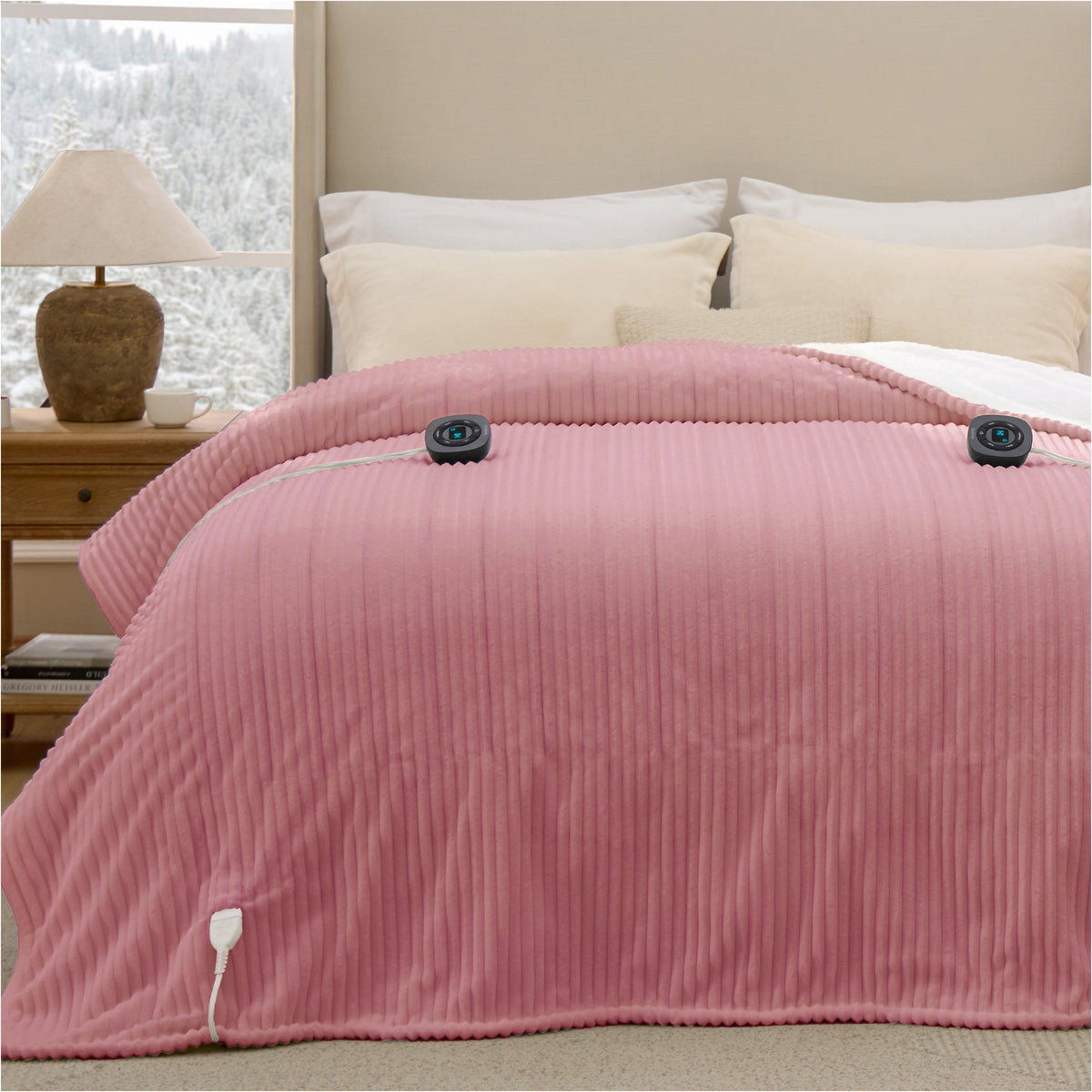 Ribbed Heated Blanket