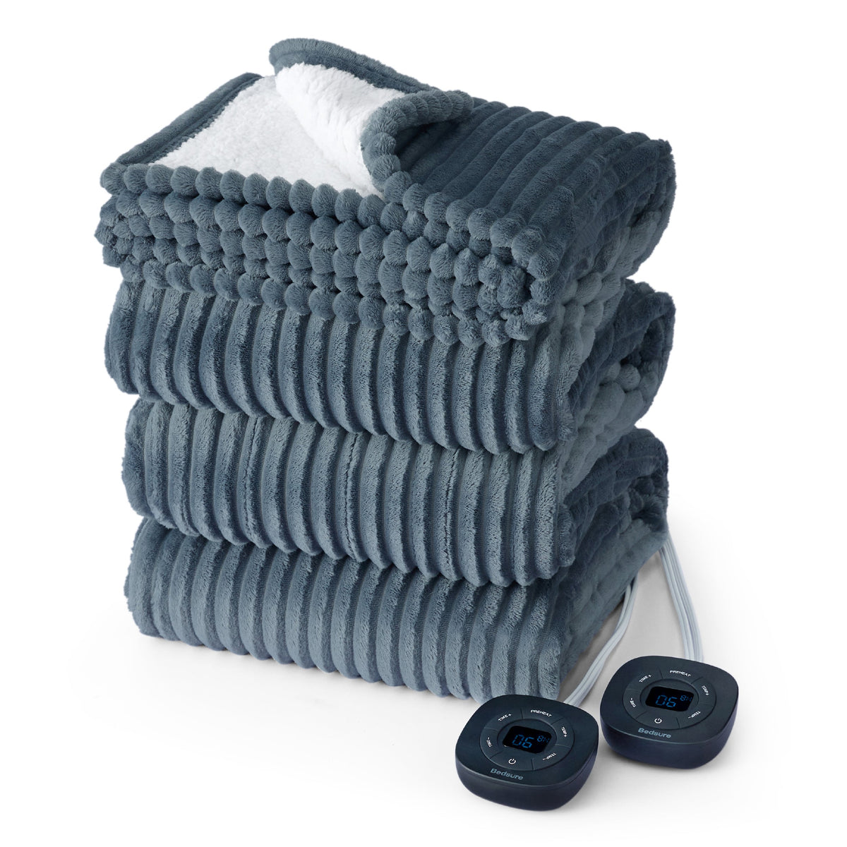Ribbed Heated Blanket