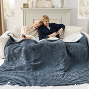 Ribbed Heated Blanket