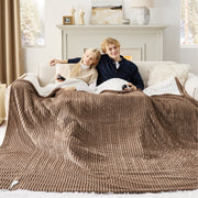 Ribbed Heated Blanket