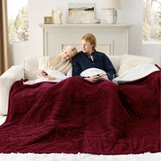 Ribbed Heated Blanket