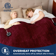 Ribbed Heated Blanket