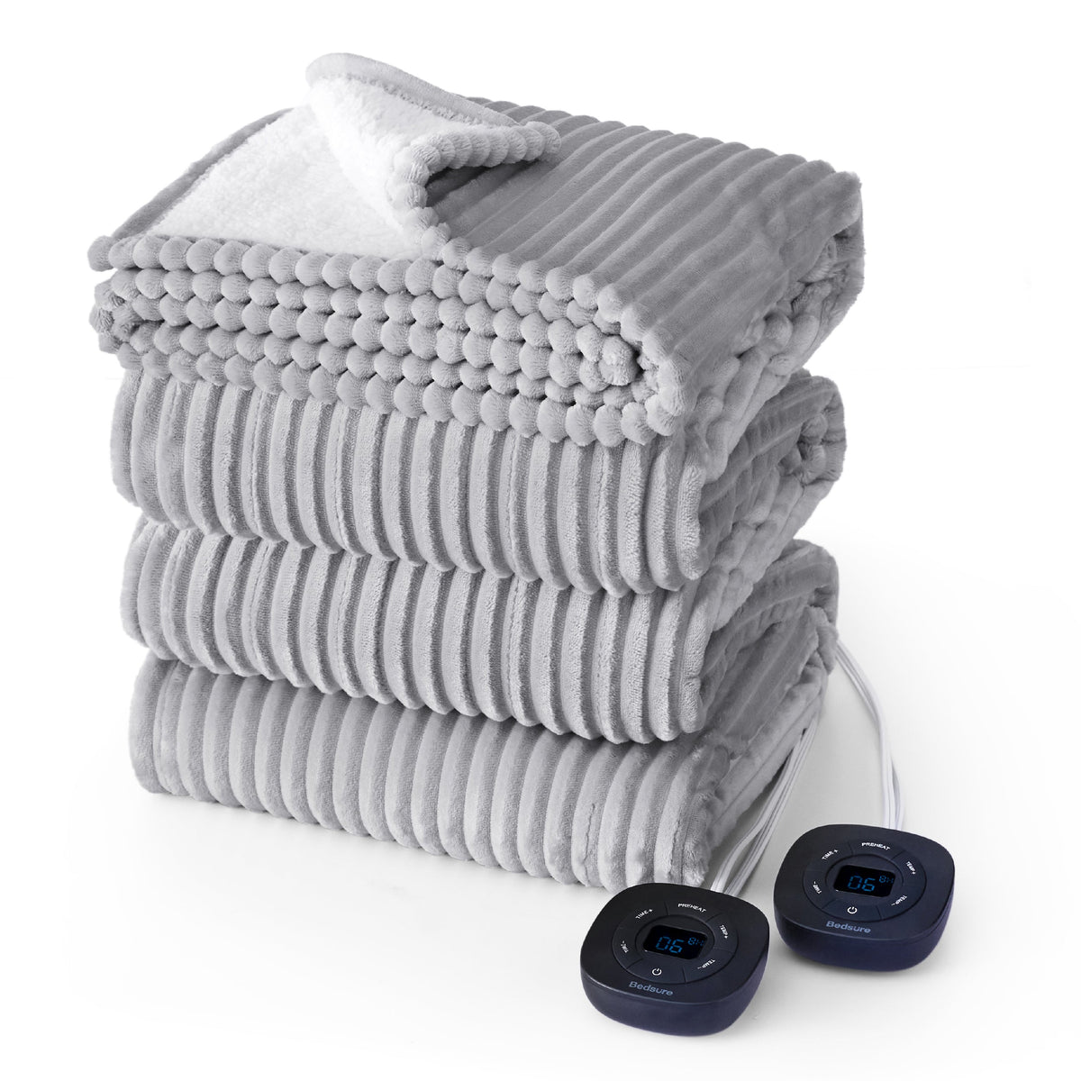 Ribbed Heated Blanket