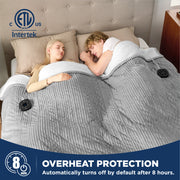Ribbed Heated Blanket