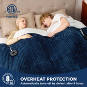 Ribbed Heated Blanket