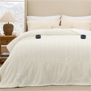Ribbed Heated Blanket
