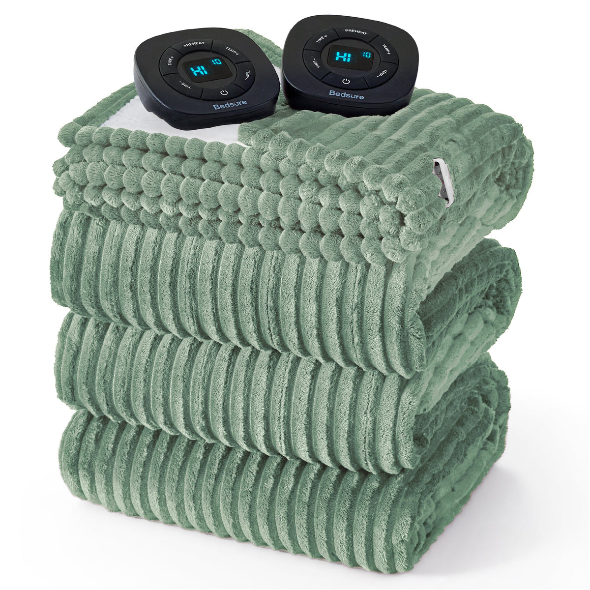 Ribbed Heated Blanket