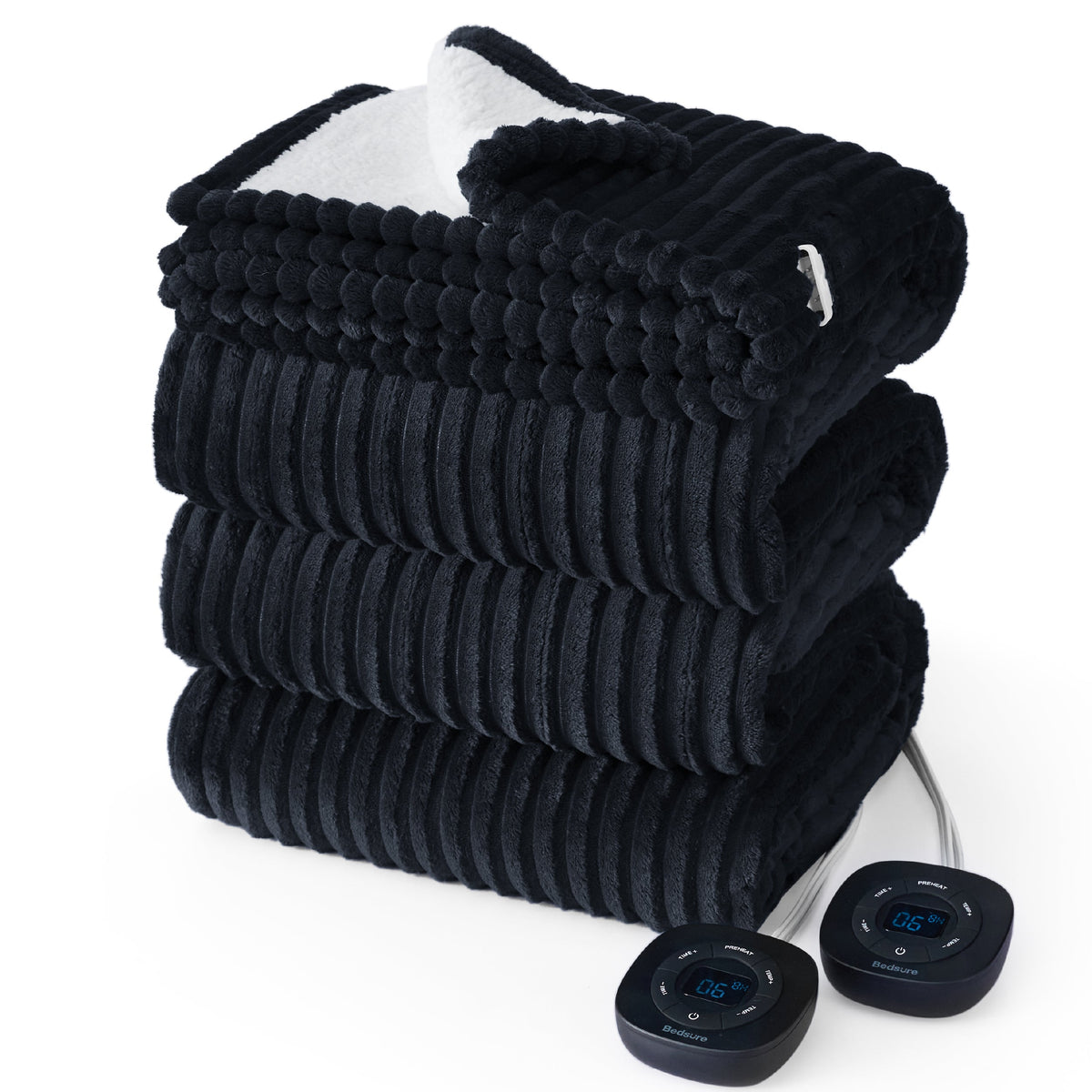 Ribbed Heated Blanket