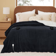 Ribbed Heated Blanket