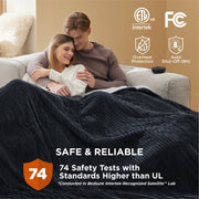 Ribbed Heated Blanket