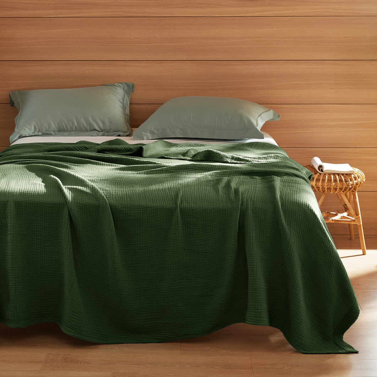 100% Cotton Gauze Spring Throw Blanket