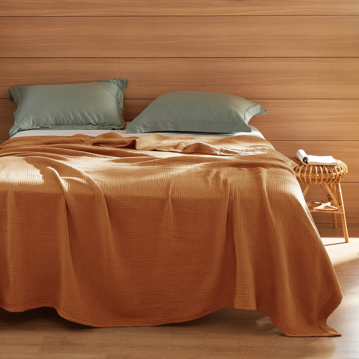 100% Cotton Gauze Spring Throw Blanket