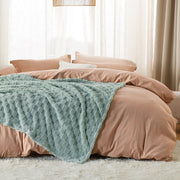 Jacquard Shaggy Sherpa Blanket