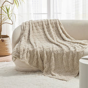 Jacquard Shaggy Sherpa Blanket