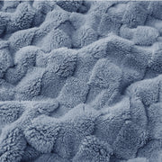 Jacquard Shaggy Sherpa Blanket
