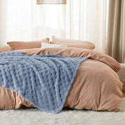 Jacquard Shaggy Sherpa Blanket