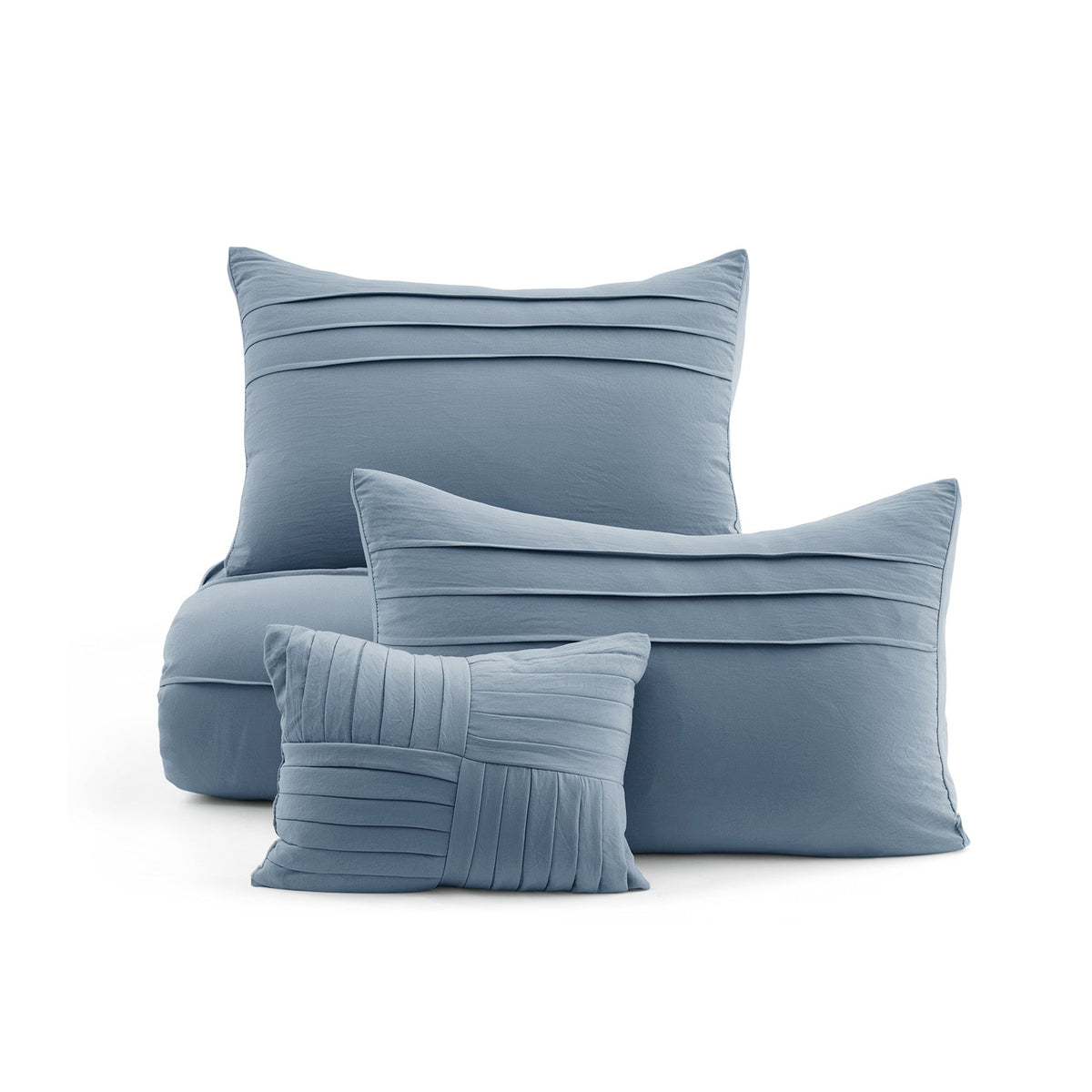 Pinch Pleat Comforter Set