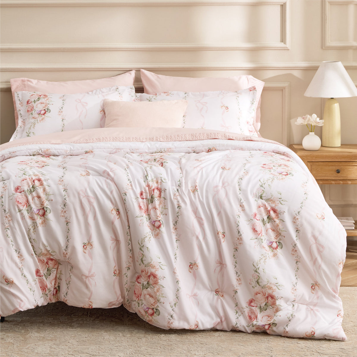Retro Botanical Comforter Set