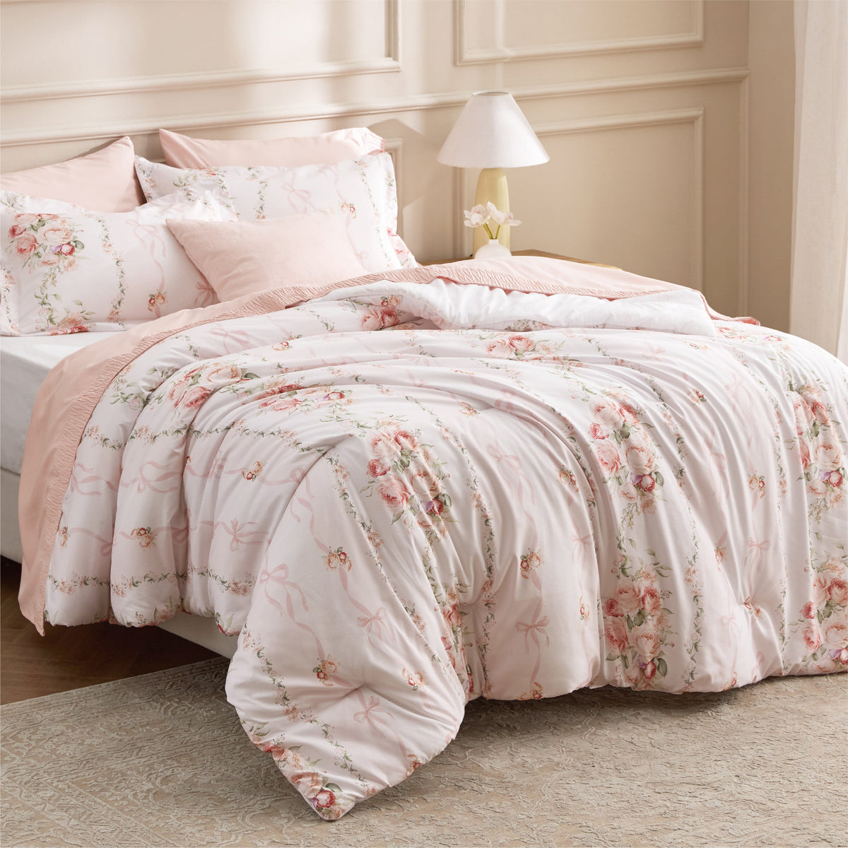 Retro Botanical Comforter Set