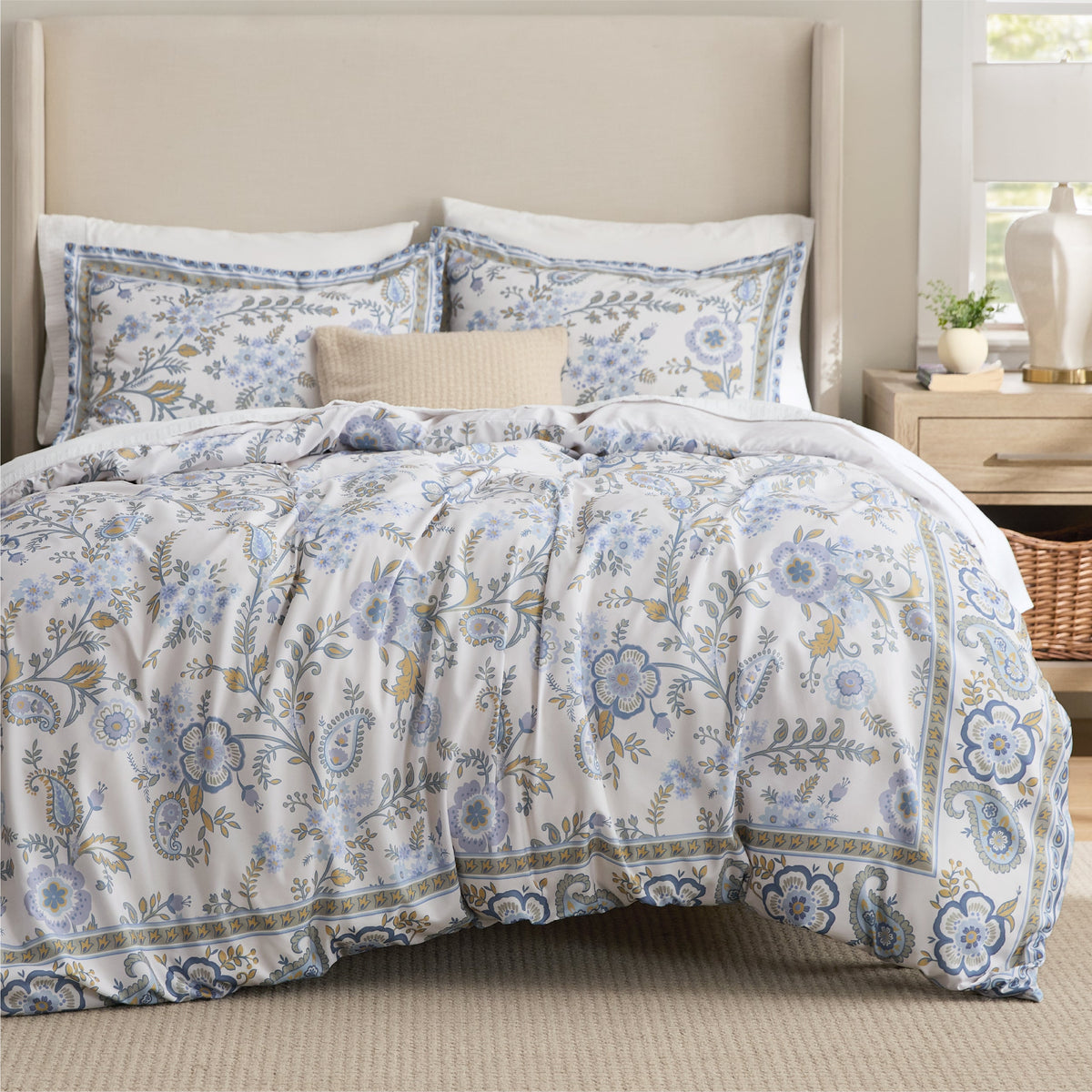 Retro Botanical Comforter Set