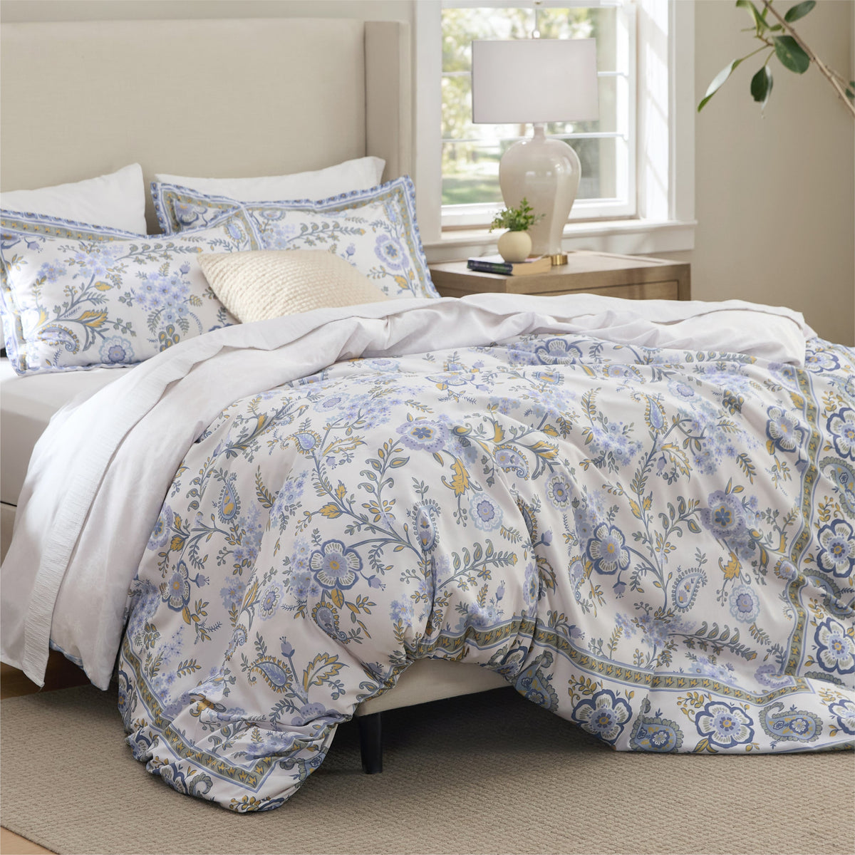 Retro Botanical Comforter Set