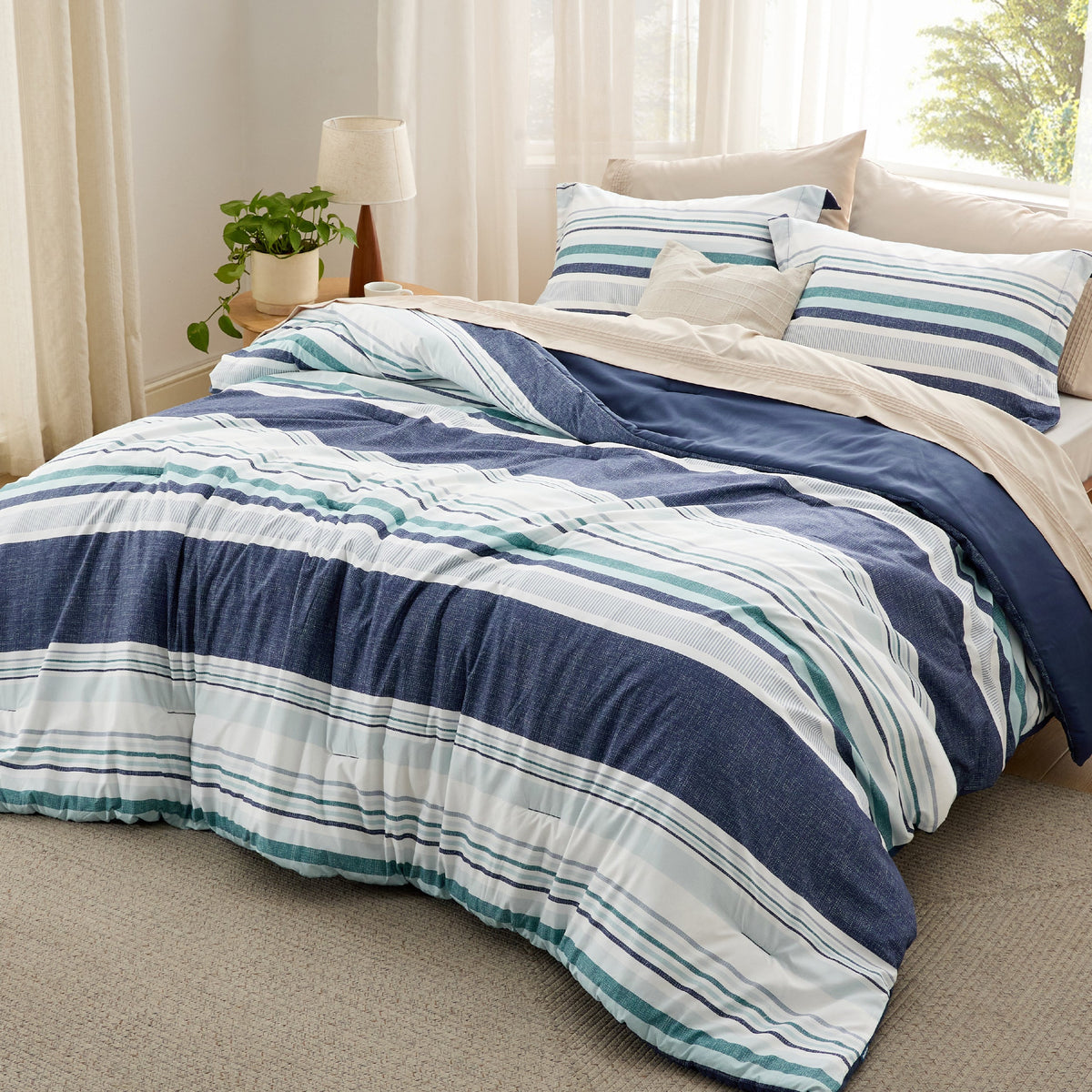 Retro Botanical Comforter Set