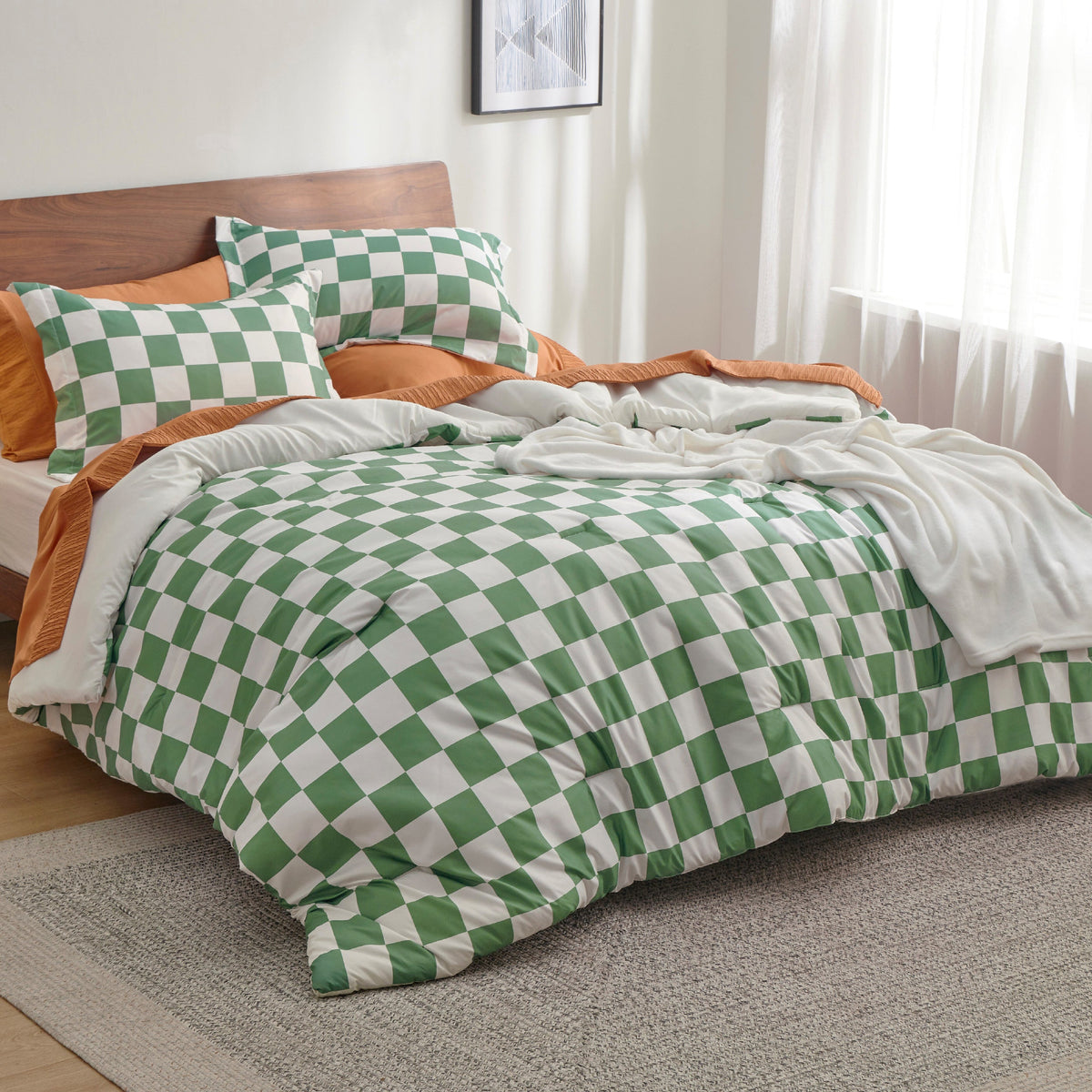 Retro Botanical Comforter Set