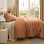 Prewashed Plain Comforter Set