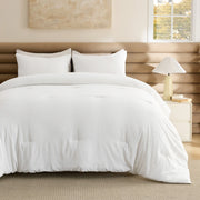 Prewashed Plain Comforter Set