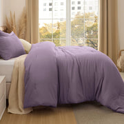 Prewashed Plain Comforter Set