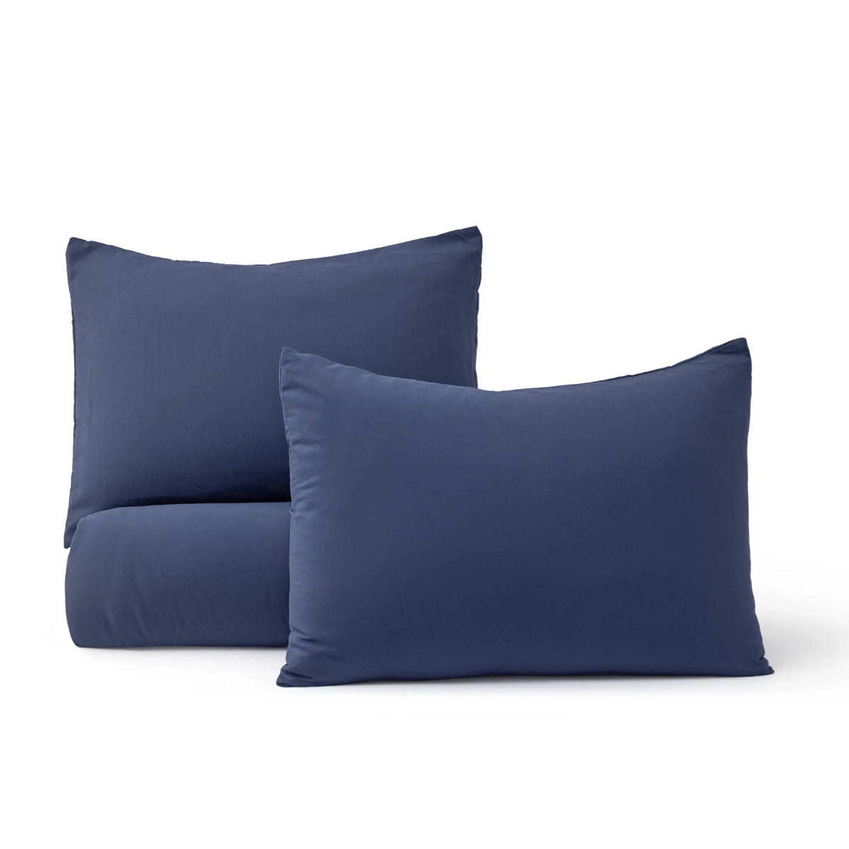 Prewashed Plain Comforter Set