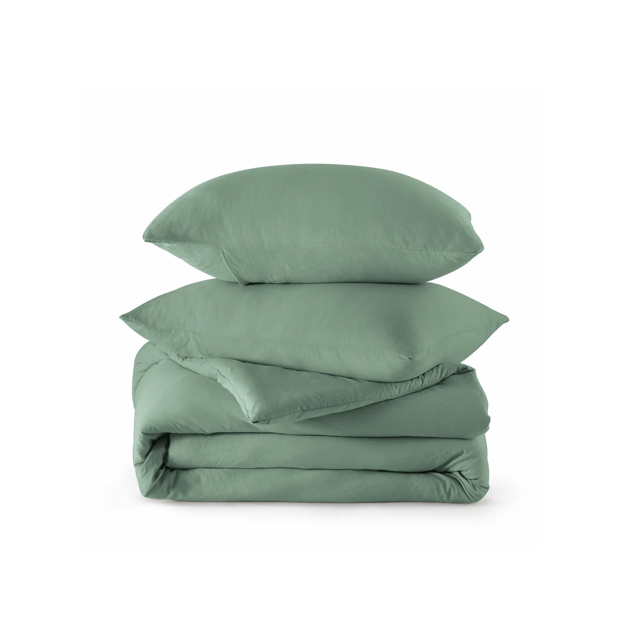 Prewashed Plain Comforter Set