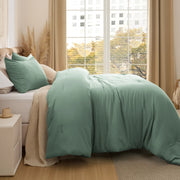 Prewashed Plain Comforter Set