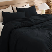 Prewashed Plain Comforter Set