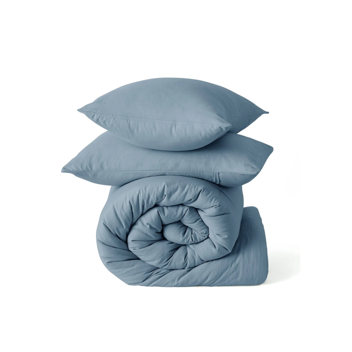 Prewashed Plain Comforter Set
