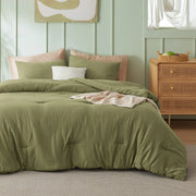 Prewashed Plain Comforter Set
