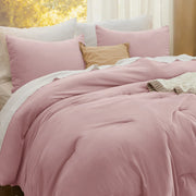 Prewashed Plain Comforter Set