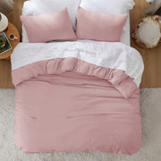 Prewashed Plain Comforter Set