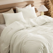 Prewashed Plain Comforter Set