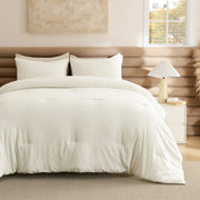 Prewashed Plain Comforter Set