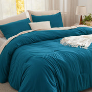 Prewashed Plain Comforter Set