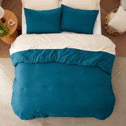 Prewashed Plain Comforter Set