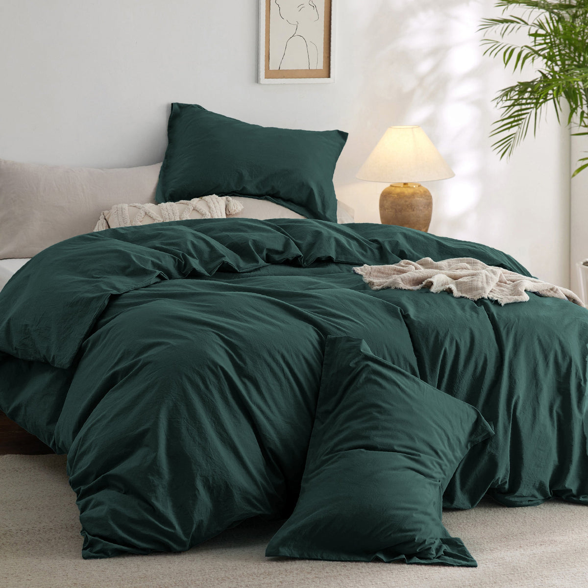 Prewashed Cotton Comforter Set